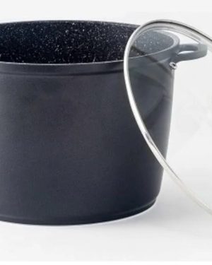 Pentola Spaghettiera Royalty Line Antiaderente Coperchio in Vetro 24cm